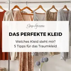 Kleiderbügel mit verschiedenen Kleidern, von schlicht bis glitzernd. Hier findest du Inspiration, um Kleider selber zu machen, die perfekt zu dir passen.
