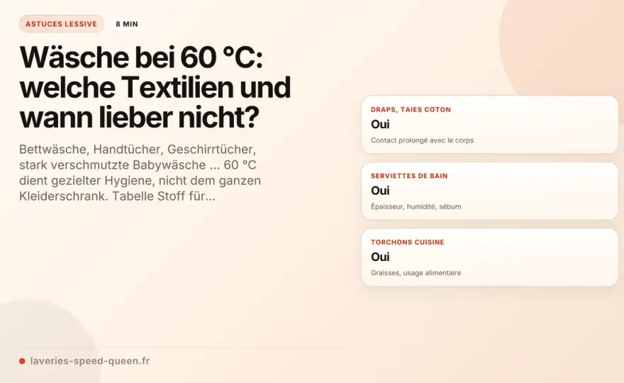 Baumwolle bei 60 Grad waschen - Sinnvoll oder riskant?