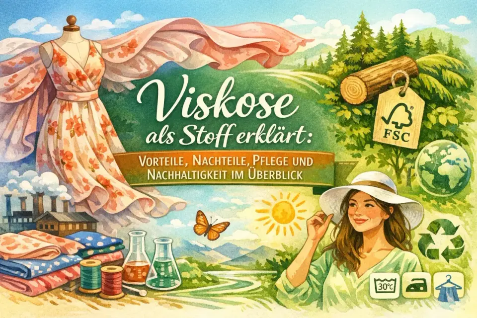 Viskose erklärt - Vorteile, Pflege und Nachhaltigkeit